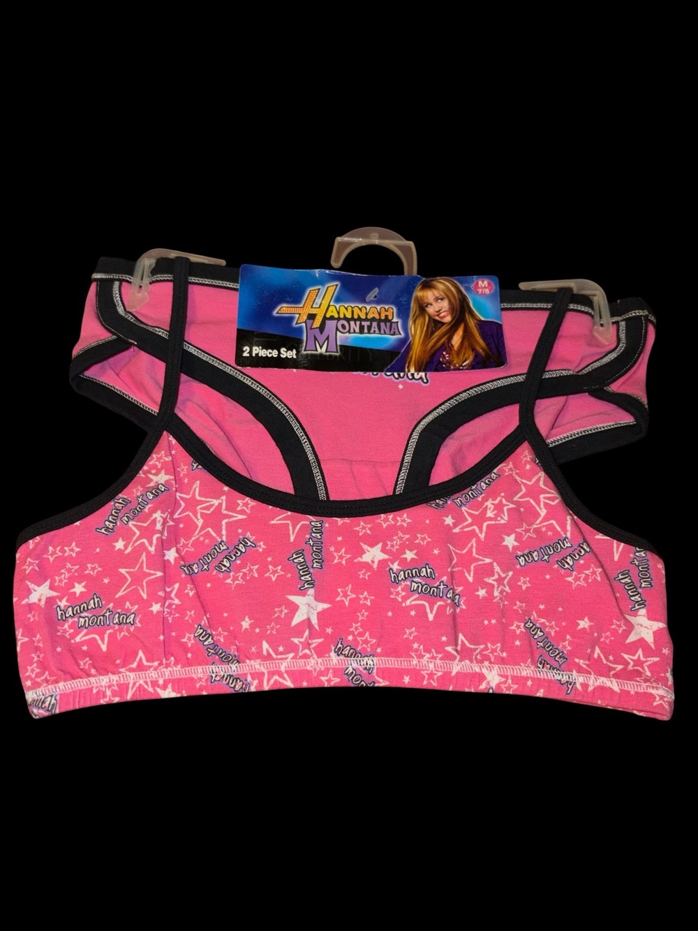 Hannah Montana Pink Star Sports Bra Set